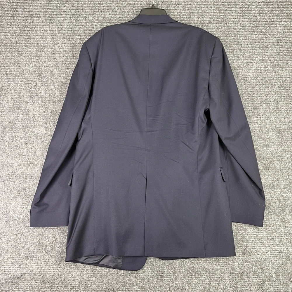 Hart Schaffner Marx Gold Trumpeter Blazer‎ Mens 44L Gold Metal Buttons Navy USA